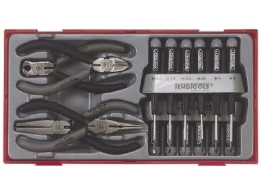 Teng Tools Precision Screwdrivers And Pliers 16-Piece Set Ttmi16 (104450101)