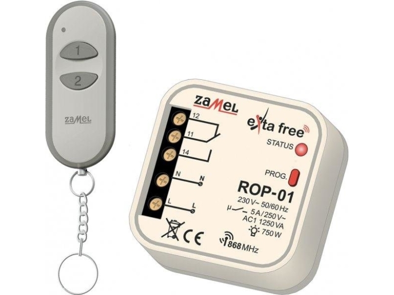Universelt trådløst styresæt (ROP01+P257/2) RZB-05 EXF10000077