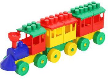 Polesie-lokomotiv med to vogne (36704)