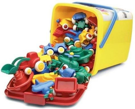 Viking Toys spand med køretøjer 30 stk. (045-41111)