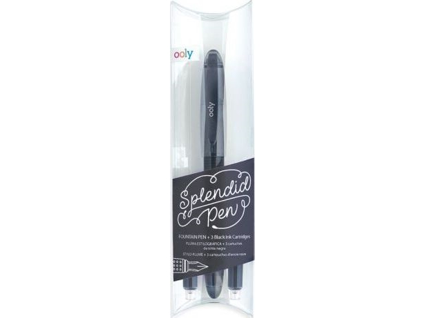 Colorful Balloons Splendid Fountain Pen Black + 3 Cartridges
