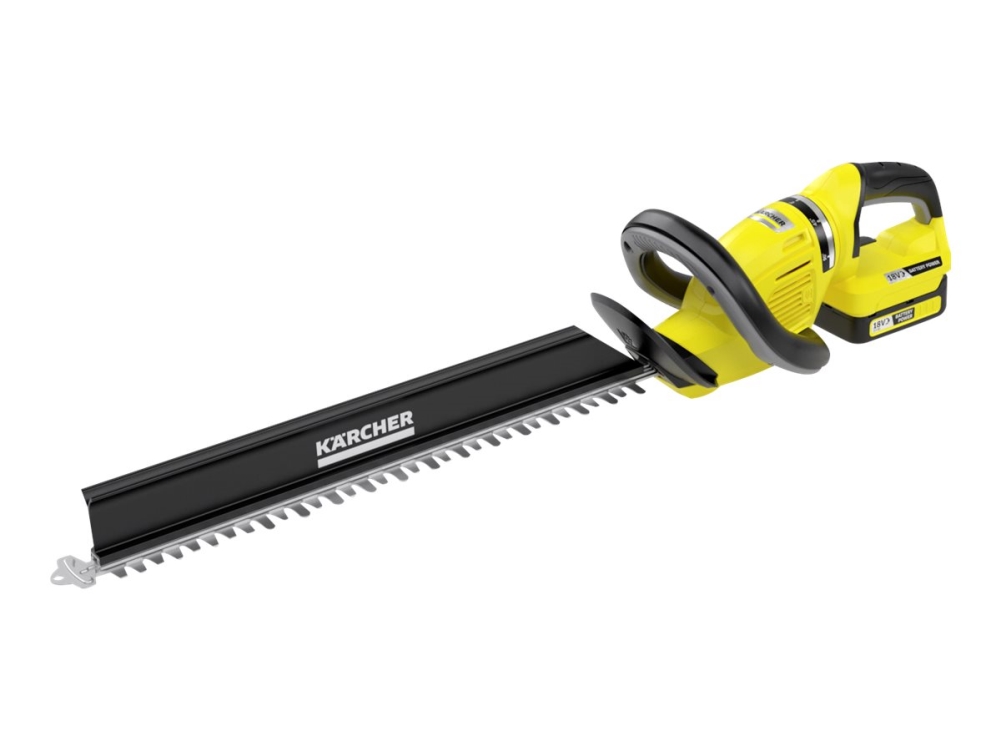 Kärcher HGE 18-50 - Hæktrimmer - ledningfri - 18 V - 5 Ah - intet batteri, ingen oplader - 2700 cpm - 50 cm - tandmellemrum: 22 mm - 2.9 kg - SOLO