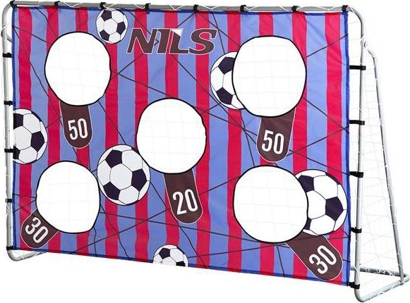 Nils Extreme NT7788 2-i-1 mål med nät och panel 215x150 cm NILS | Utomhusleksaker - Spela i trädgården - Fotbollsmål | GameStuff