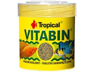 Tropisk Vitabin Plantefoder Grundlæggende Plantefoder Til Fisk 50 Ml/35 G