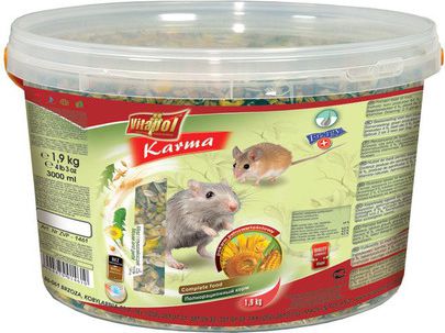 Vitapol Zvp-1461, Hø, 1,9 Kg, Mus, Vitamin A, Vitamin B1, Vitamin B2, Vitamin B3, Vitamin C