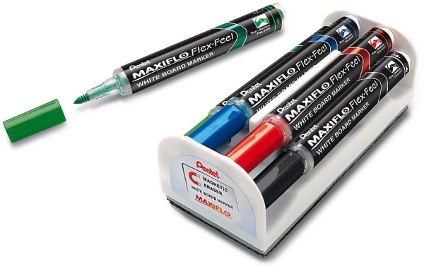 Pentel TABLET MARKER KOMBINERAD MED 4 stycken SUCH SENSITIVE (MWL5SBF-4N) | Skrivredskap - Märkpennor - Permanent Marker | GameStuff