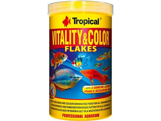 Tropical Vitality&Color Fiskefoder For Farve/Energi 250 Ml/50 G