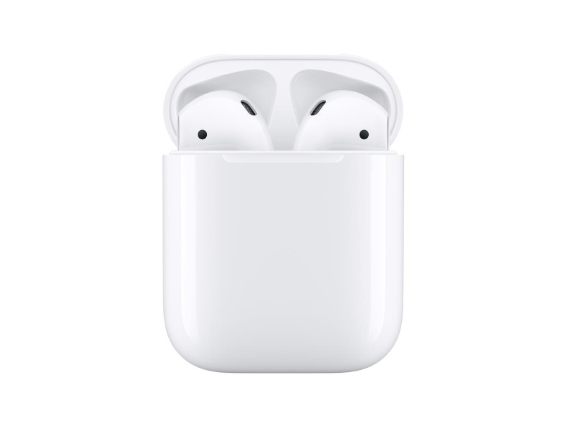 overbelastning mærke Afskrække Apple AirPods - 2.generation (2019) - ægte trådløse øretelefoner med mik. -  ørespids - Bluetooth - Hvid | Lightning Charging Case