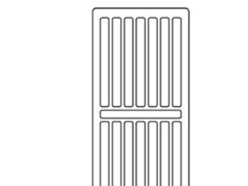 Radiator Toprist 1600mm Til C4 Og C6 Radiator Type 22 Hvid Ral 9016