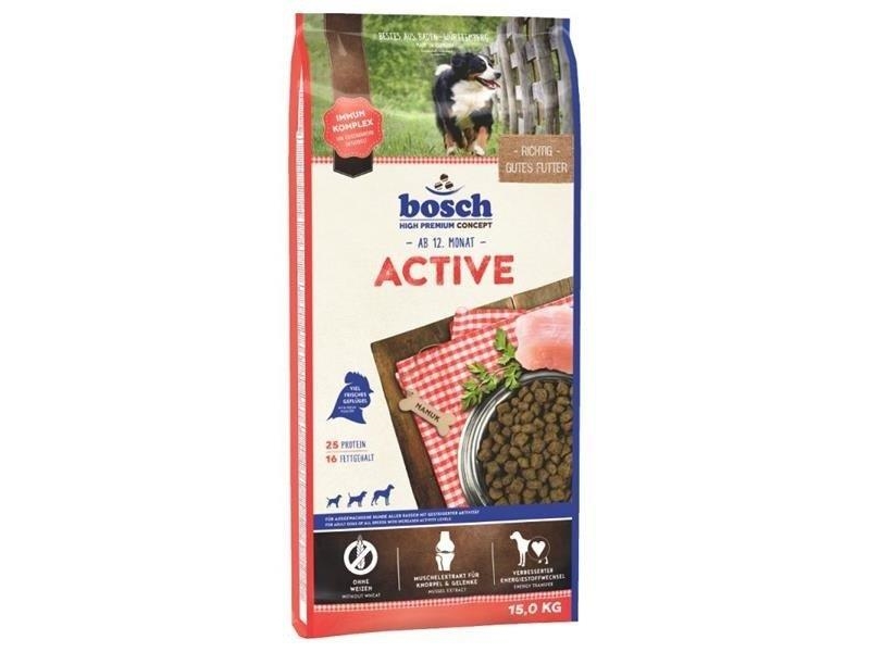 Bosch Active - Tørfoder Til Hunde - 15 Kg