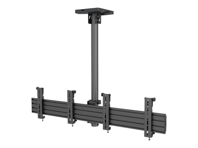 Multibrackets M Pro Series Menu Board Mount Pro Mbc2x1u Vesa 200 - Bøjle - For 2 Lcd Displays - Aluminium, Stål - Sort - Skærmstørrelse: 30"-42" - Lo