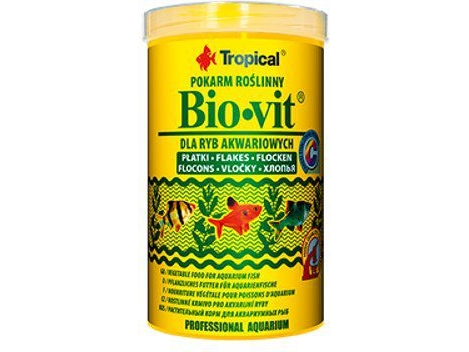 Tropical Bio-Vit Pflanzenfutter Für Fische 500 Ml/100 G