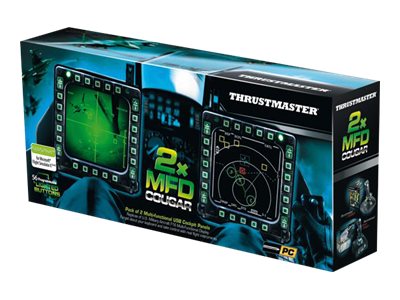 Thrustmaster Mfd Cougar Pack - Flugsimulator Armaturenbrett - 20 Tasten - Verkabelt (2Er Pack)