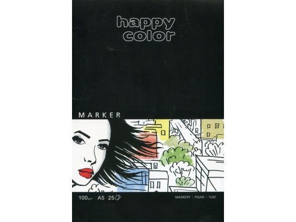 Happy Color Block For Markers A5 25K White |