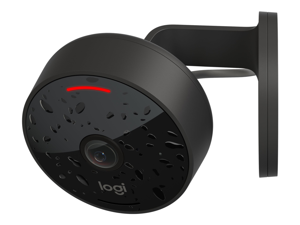 Logitech® | Circle View - Netværksovervågningskamera - udendørs, indendørs - vejrbestandig - farve (Dag/nat) - 1920 x 1080 - 1080p - audio - trådløs - WiFi