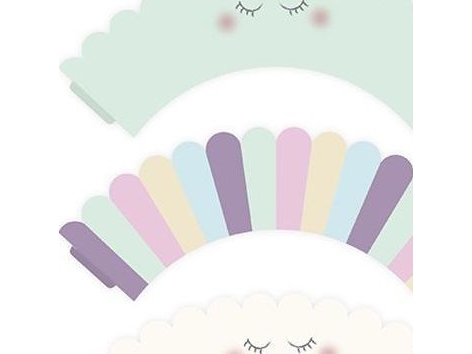 Einhorn-Cupcake-Papierförmchen, 6 Stück