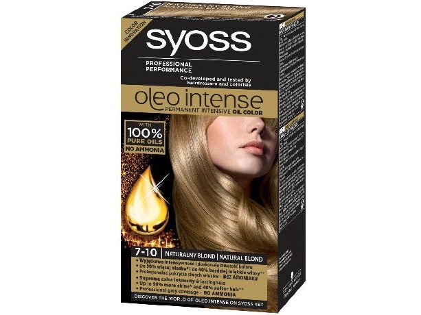 en klynke eskalere Syoss Oleo hair dye 7-10 natural blonde