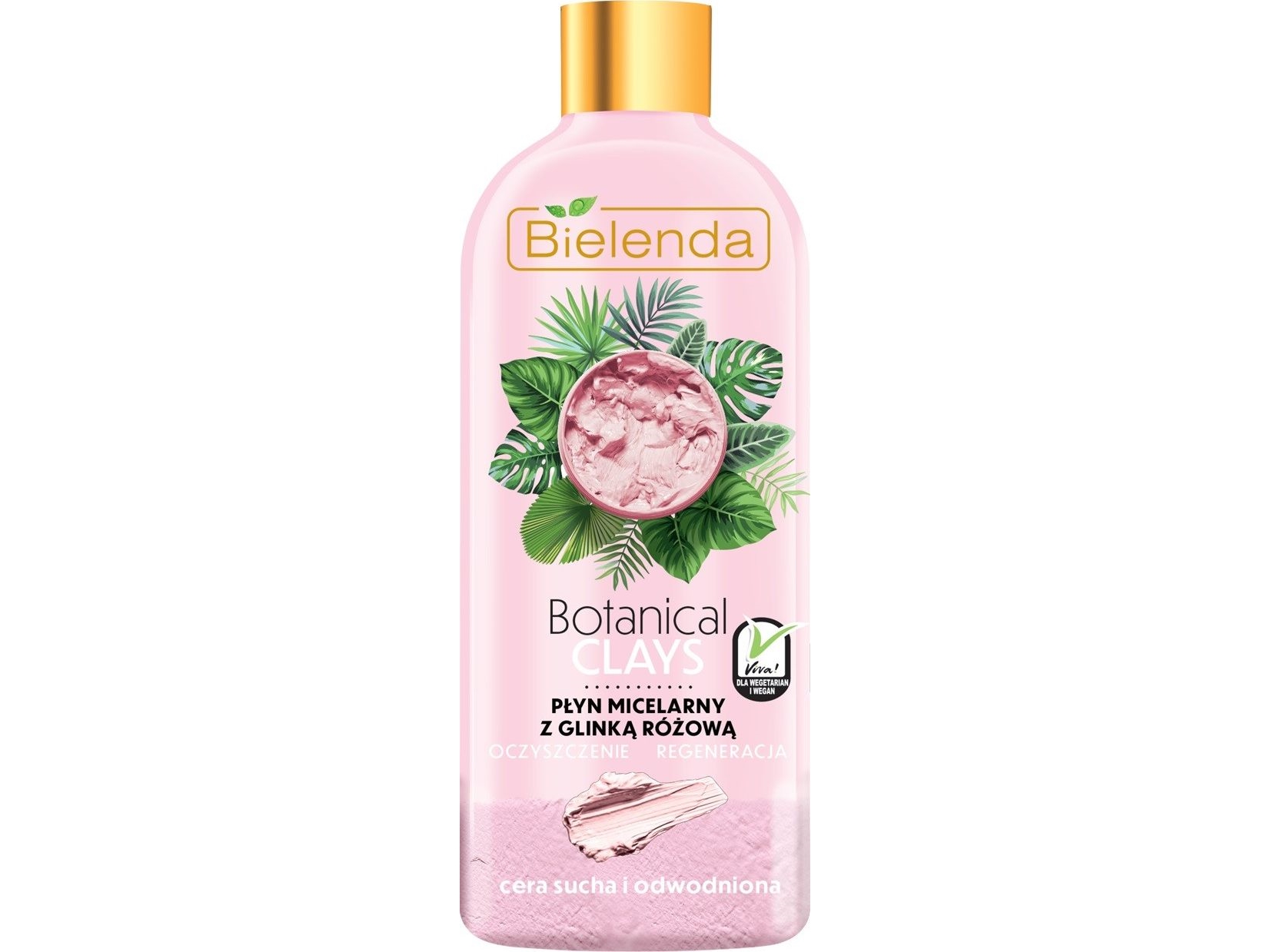 Bielenda Botanical Clays Micellar Liquid With Pink Clay For Dry And Dehydrated Skin 500Ml