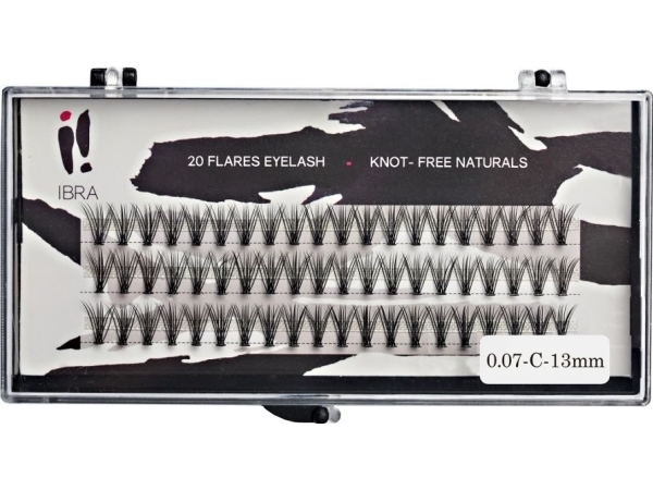 IBRA DOUBLE eyelash tufts 0.07-C-13 mm 1op. | N - A | GameStuff