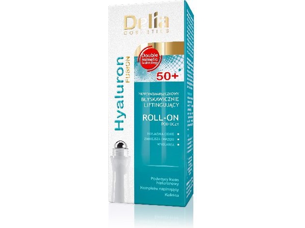 Delia Hyaluron Fusion Roll-On Lifting Effect Eye Contour Instant Under-Eye Tightening Complex 15Ml