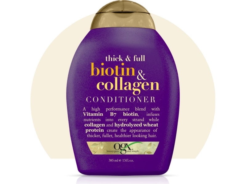 Organix Biotin Collagen Conditioner With Biotin And Collagen Adds Volume To Hair 385Ml