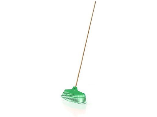 Prosperplast FOCUS PLASTIKINIS LAPŲ grėblys, ŽALIA