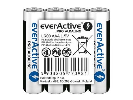 Batterien Aa / Lr6 Everactive Pro Alkaline 4 Stk. (Lr6pro4t)