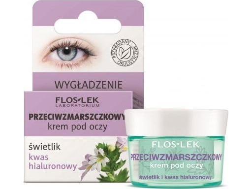 Floslek Eye Cream Eye Care Skylight Hyaluronic Acid Anti-Wrinkle 15Ml