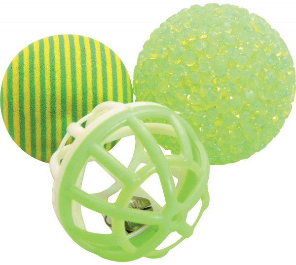 Zolux Cat Toys 3 Different Balls 4 Cm