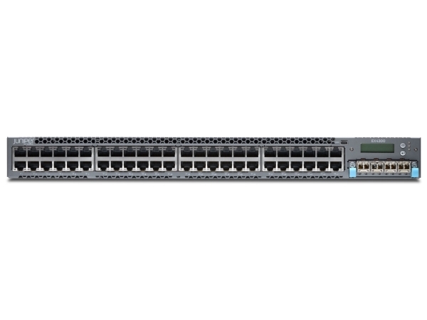 Juniper Networks Ex Series Ex4300-48T - Switch - L3 - Administreret - 48 X 10/100/1000 + 4 X 40 Gigabit Qsfp+ - Ryg Til Front-Luftstrøm - Monterbar P