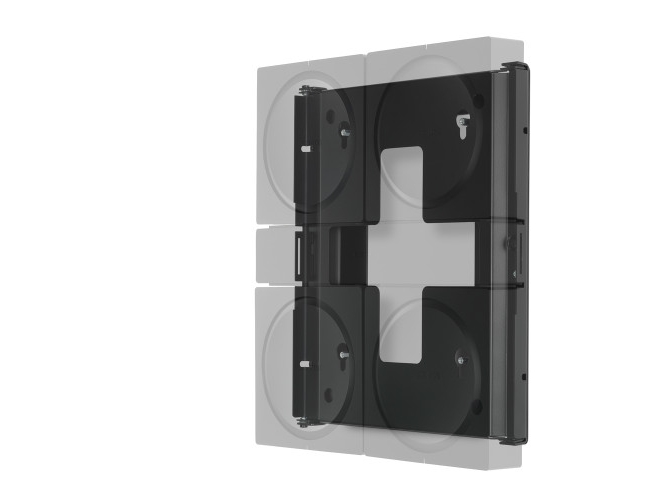 Flexson Flxsawx4wm1021, Væg, Metal, Sort, Væg, 47,4 Cm, 437 Mm