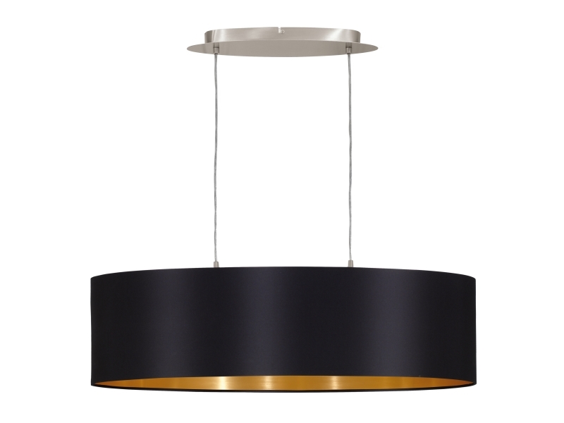 EGLO MASERLO LANGBORD 2L L780 SORT/GULD