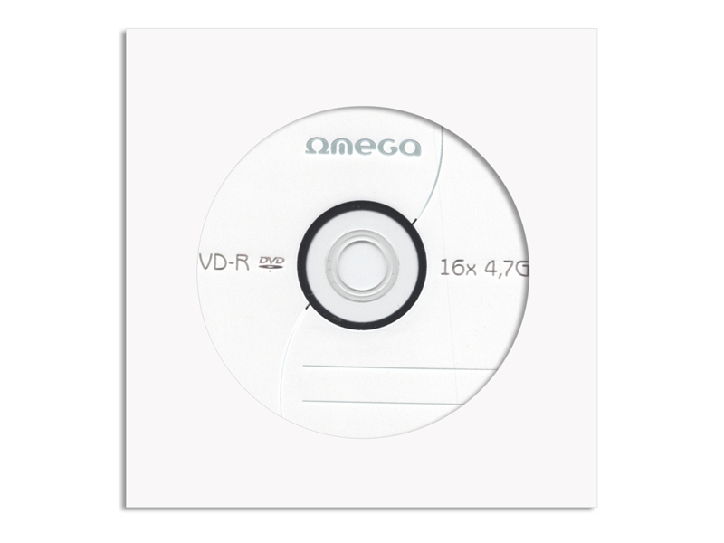 Omega 40549, Dvd-R, Kuvert, 10 Stk, 4,7 Gb