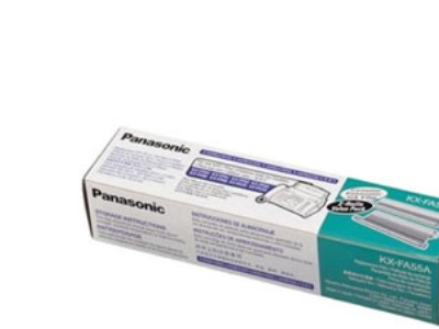 Panasonic Kx-Fa55, Schwarz, Kx-Fp80/81/85/86/151/152/155, Kx-Fpc91/95/96/161/165/166/, Kx-Fpg175/371/372 Panasonic, Fax-Farbband, Box, Wärmeübertragu