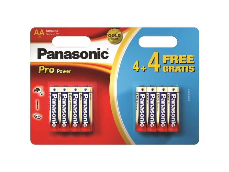Panasonic Bateria Pro Power Aa / R6 8 Szt.