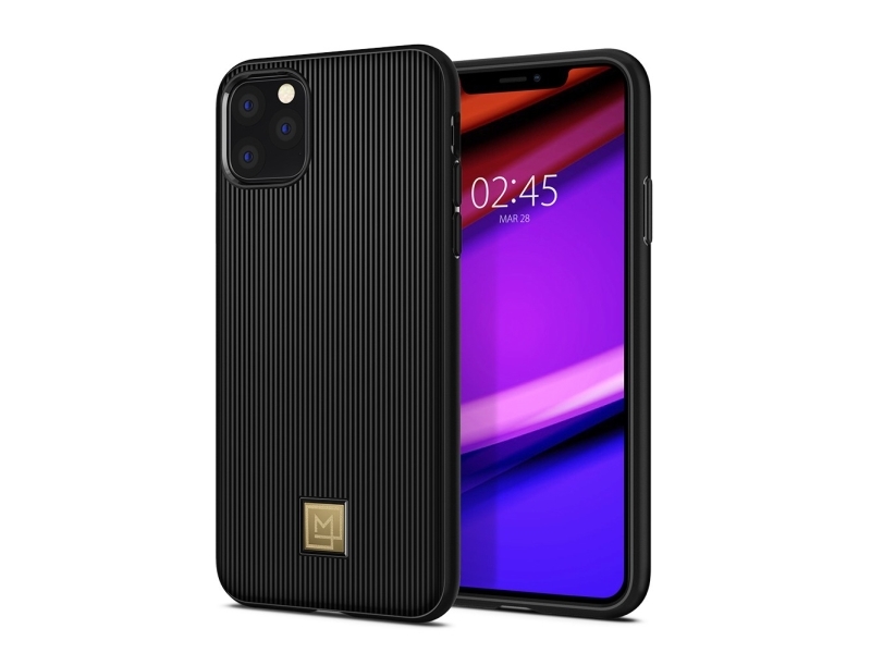 Spigen La Manon Classy, Cover, Apple, Iphone 11 Pro, Schwarz