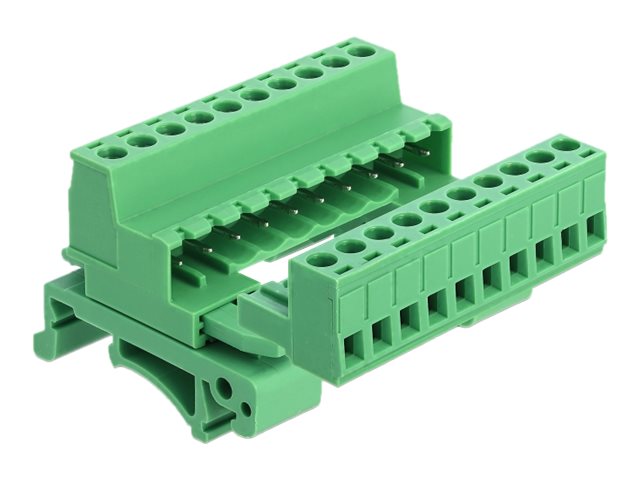 Delock - Stromkontakt-Adaptersatz - Grün