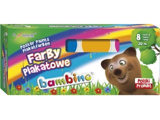St. Majewski Poster Paints Bambino 8 Colors 20 Ml