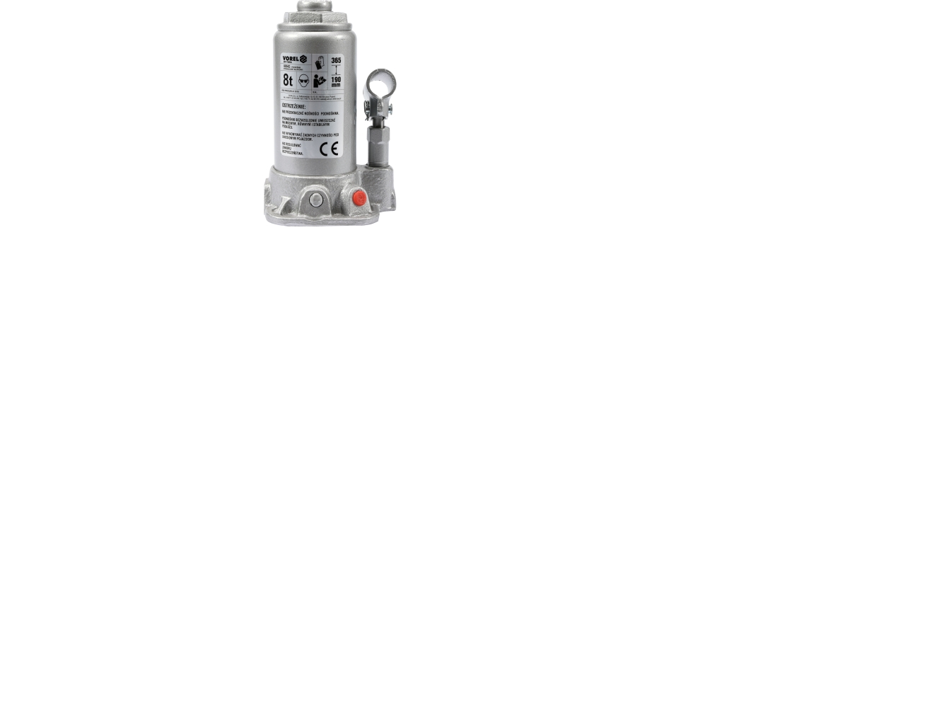 VOREL hydraulisk løftebuk 8T 190-365 mm 80042