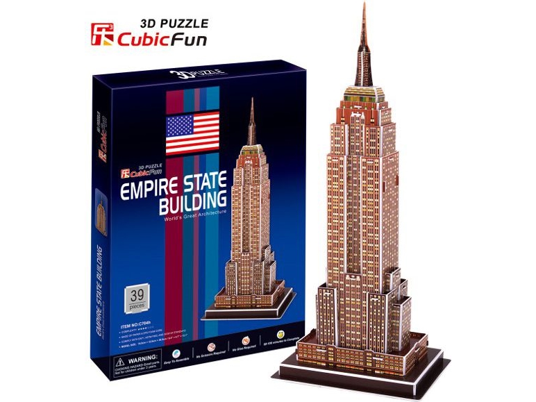 Cubicfun Empire State Building 3D-Puzzle C704h