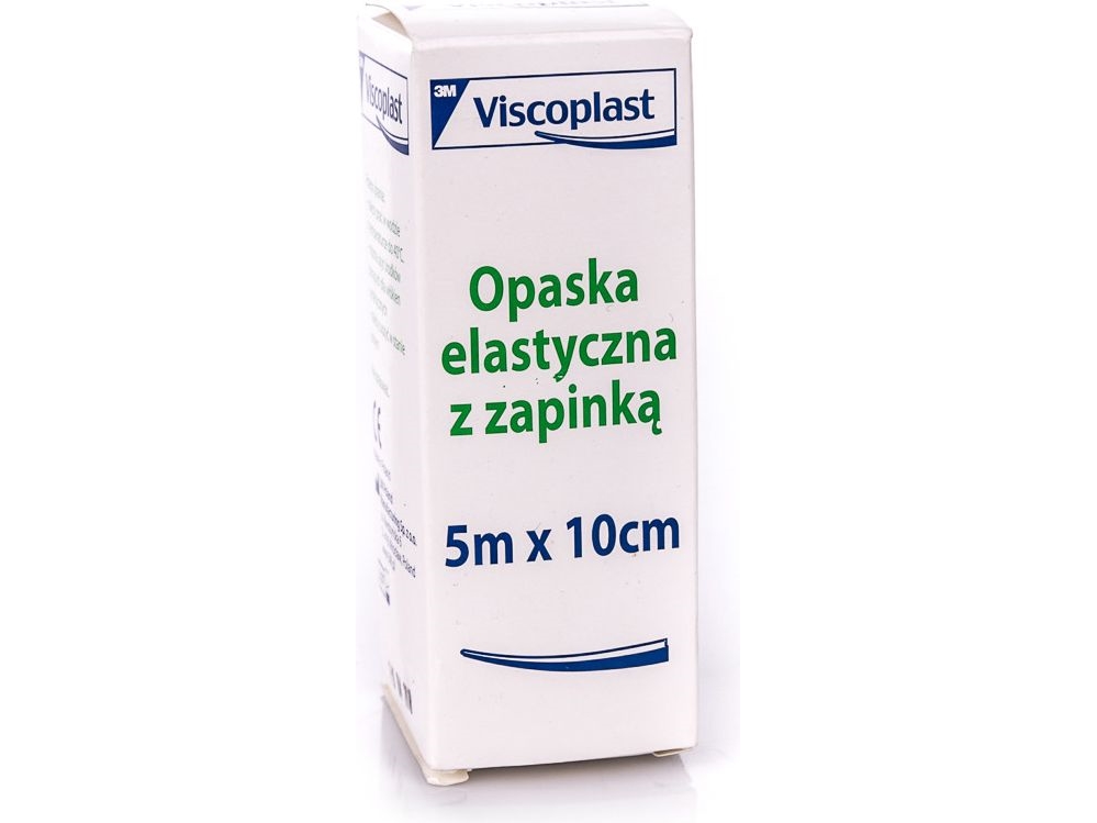Viscoplast elastisk bandage med spænde 5 m x 10 cm Viscoplast str. uniw