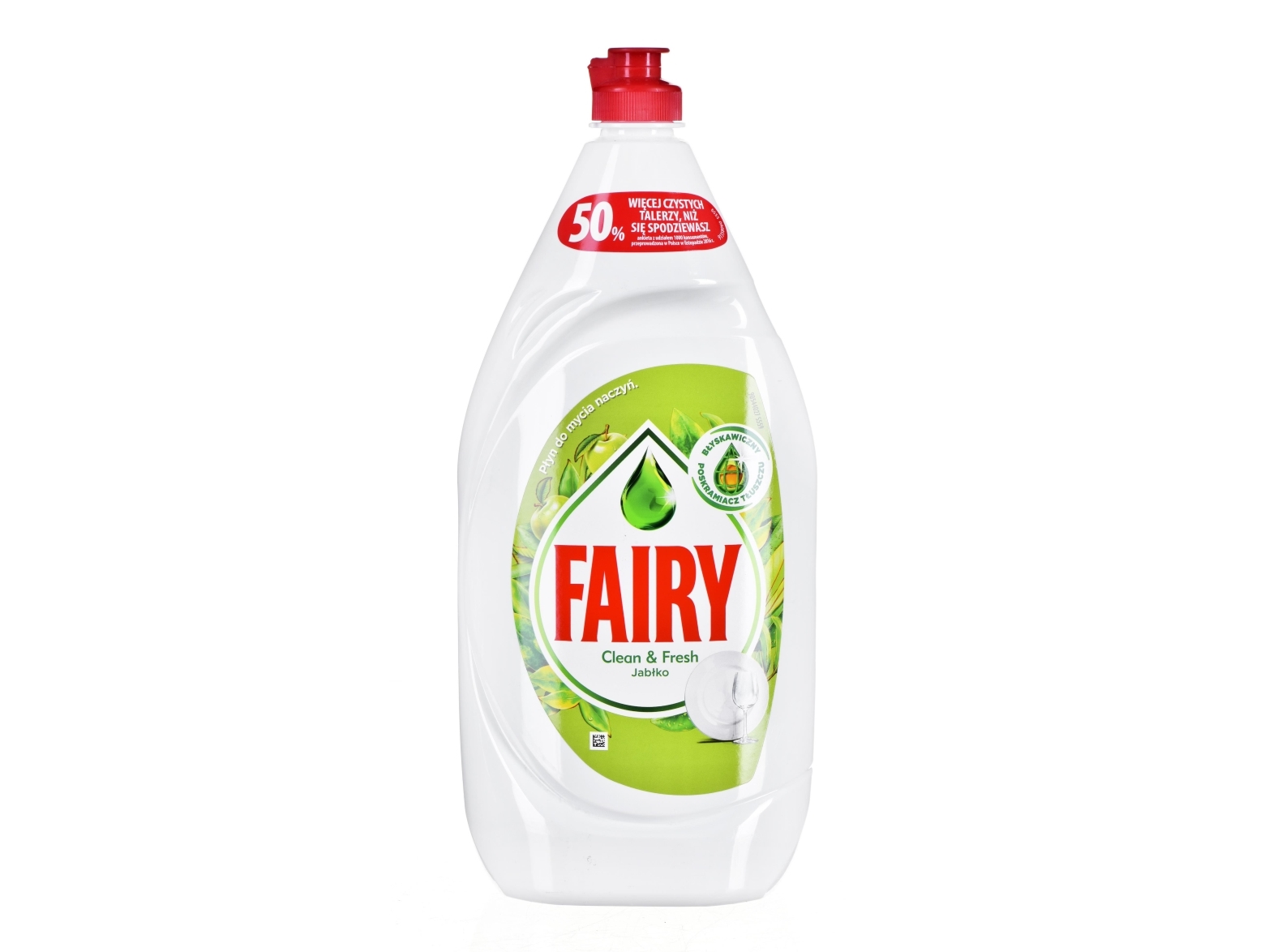 Fairy opvaskemiddel Clean & Fresh æble 1,35L