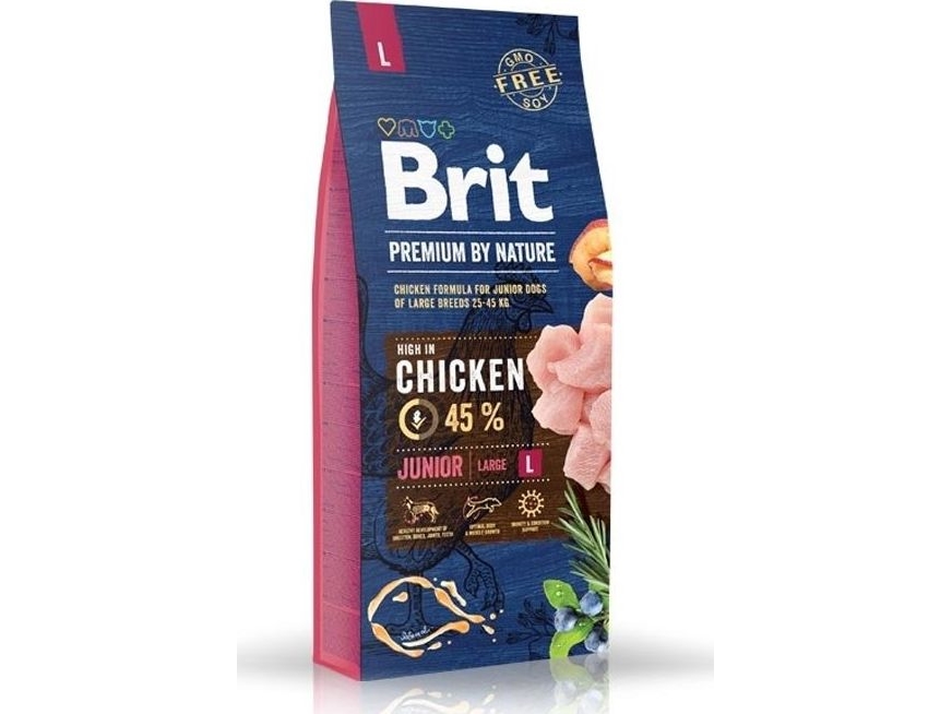 Brit Premium By Nature Junior L Trockenfutter Für Hunde 3 Kg