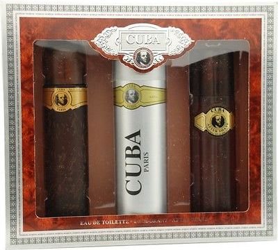 Cuba Gold Gift Set - Eau De Toilette Spray 100Ml, Deodorant Spray 200Ml, After Shave 100Ml