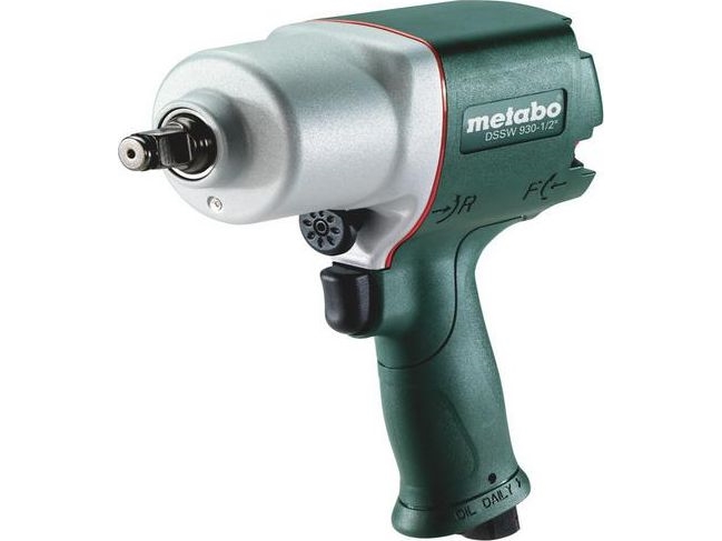 Metabo Dssw 930-1/2 Schlagschrauber Mit Druckluft 1/2 (12,5 Mm) Außenvierkant 6,2 Bar