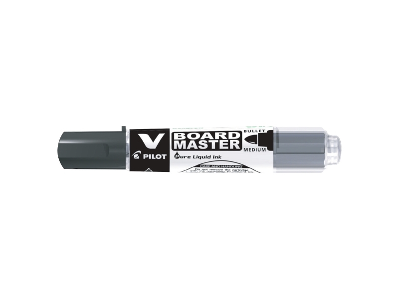 Pilot V Board Master Begreen - Markør - for whiteboard - sort - 2.3 mm - medium