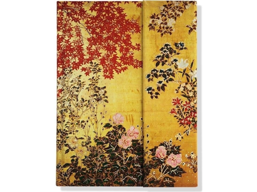 Peter Pauper press notes japansk paravant, lukkbar |