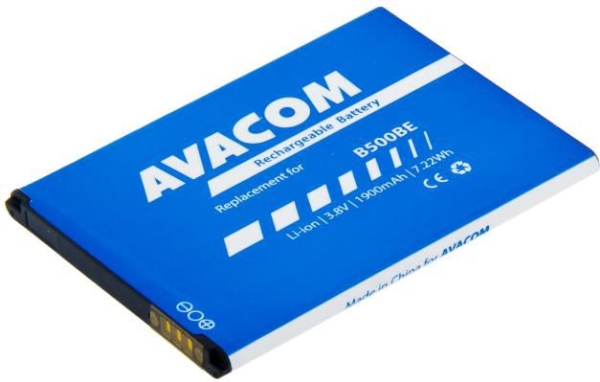 Battery Avacom Gssa-9190-S1900a For Samsung Galaxy S4 Mini, Li-Ion 3.8V 1900Mah