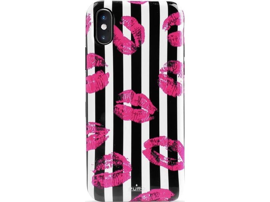 Puro Puro Glam Miami Stripes - Iphone Xs / X Case (kiss) | Tele & GPS - Fast & IP telefoner - IP telefoner | GameStuff