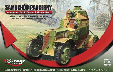 Mirage Modele Mirage Armored Car wz.34II versija (355020) | Leksaker - Bilar och andra fordon - Flyg och helikoptrar | GameStuff